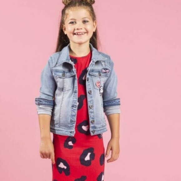 NWT Quapi jeans jacket with crests size 4 - Picture 2 of 3